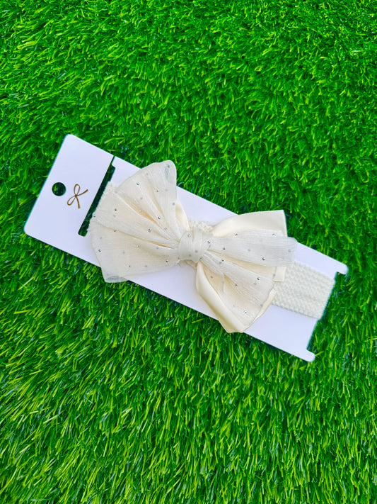Organza Fancy Bow Headband (022)