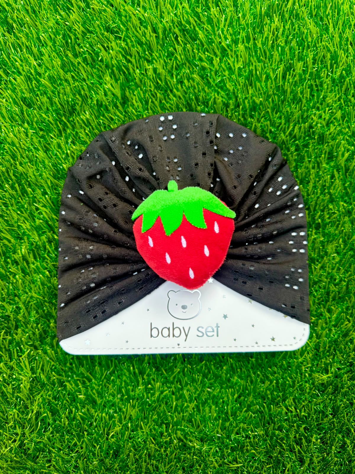 Black Strawberry Turban