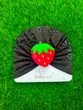 Black Strawberry Turban