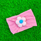 Knit Lining Flower headband (001)