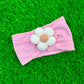 Knit Lining Flower headband (001)