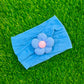 Knit Lining Flower headband (001)