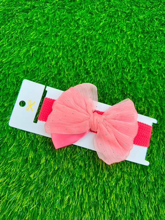 Organza Fancy Bow Headband (022)