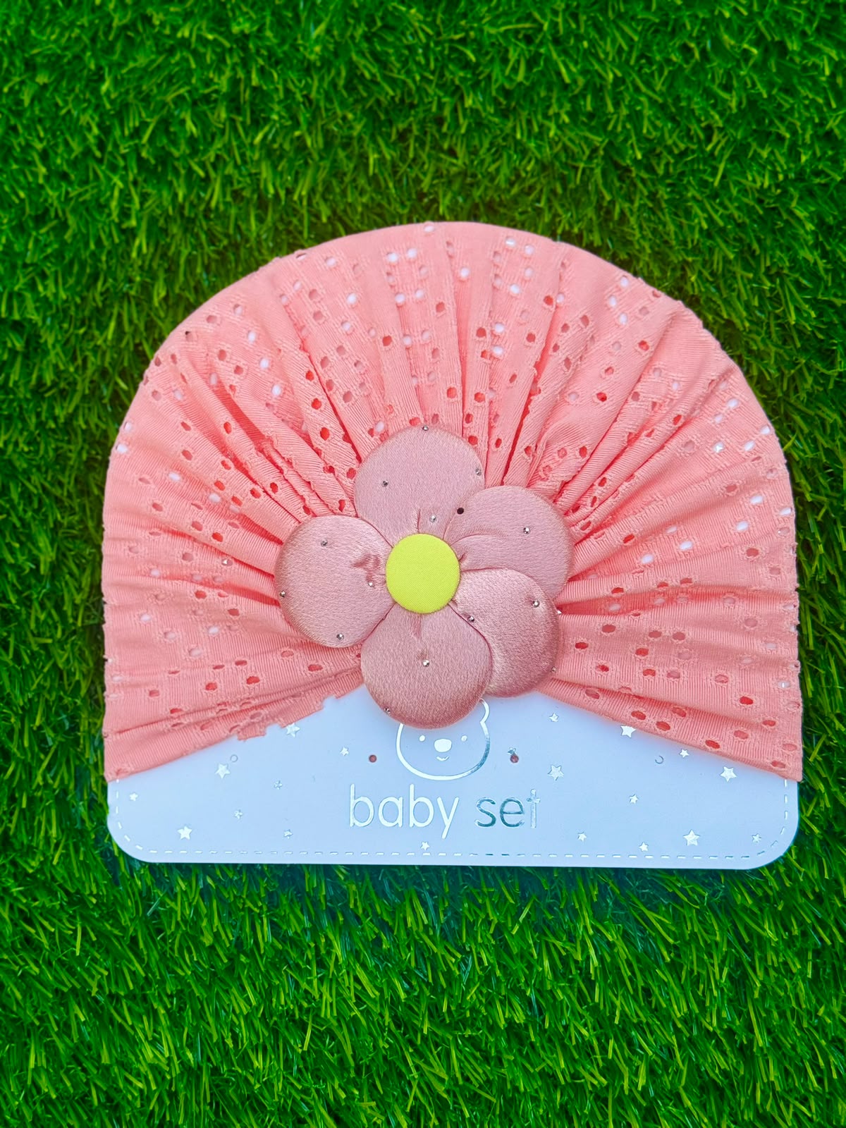 Peach Flower Turban