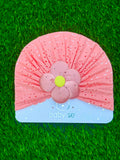 Peach Flower Turban