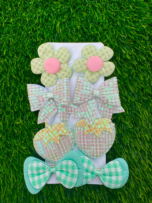 Hair clips set (010)