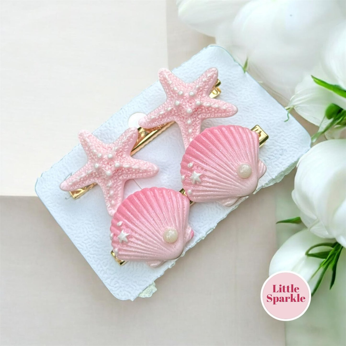 Sea shell pins