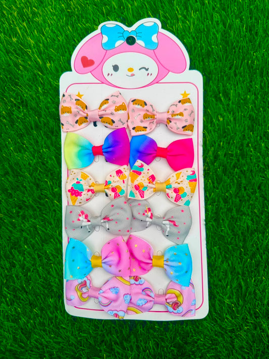 Pack of 6 pair of bows (01)