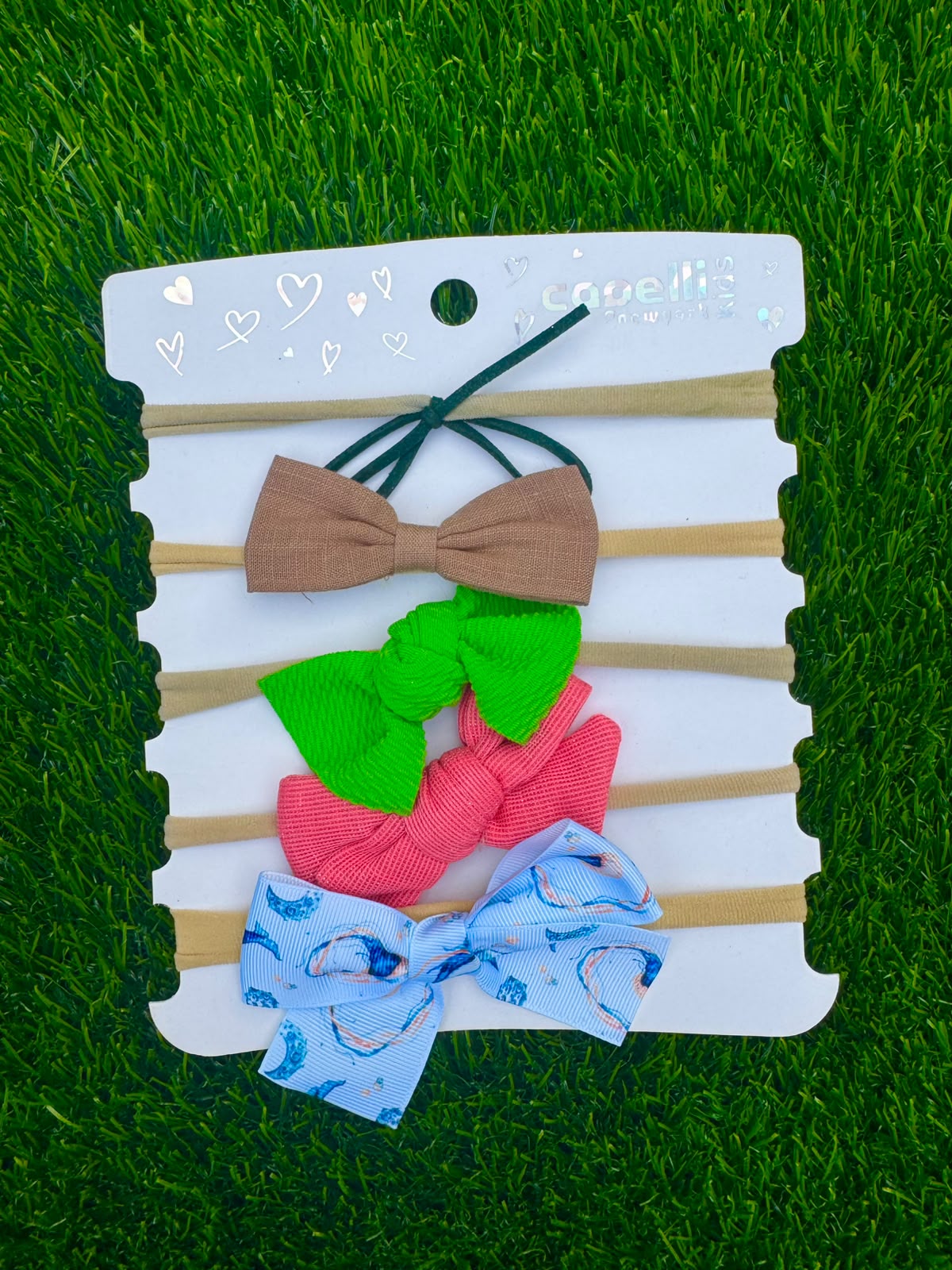 5 bows softband card