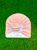 Peach Honey Bee Turban